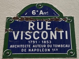 Catharina Arp – Kennen Sie die Rue Visconti im 6. Arrondissement in Paris?